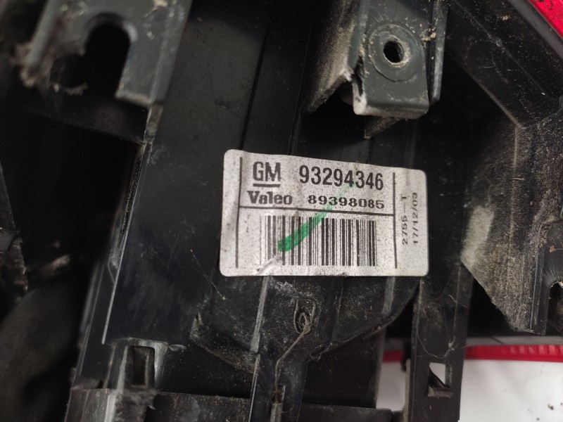 Piloto Trasero Derecho 93294346 89398085 93176392 - Opel Meriva Cosmo 2
