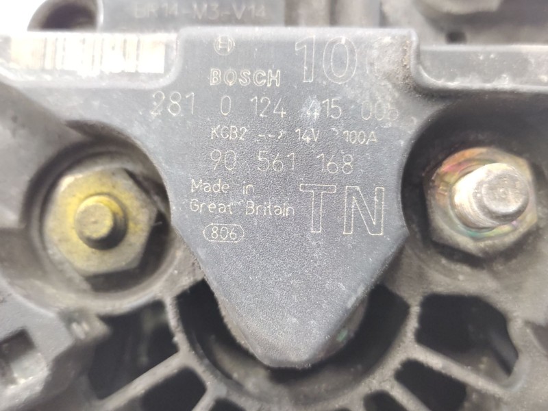 Alternador 90561168 0124415005 - Opel Astra G Berlina 2.0 Dti 5