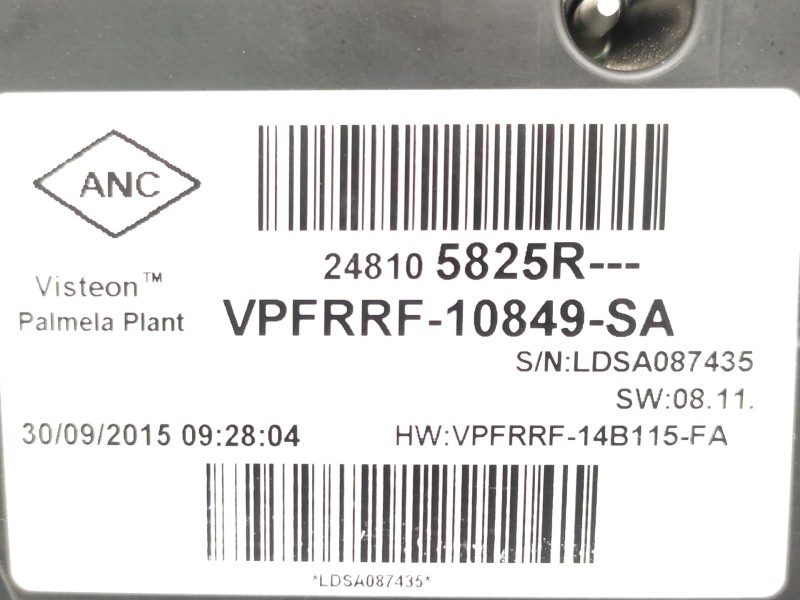 Cuadro Instrumentos 248105825r  - Renault Trafic Furgón 1.6 Dci Diesel Energy 6