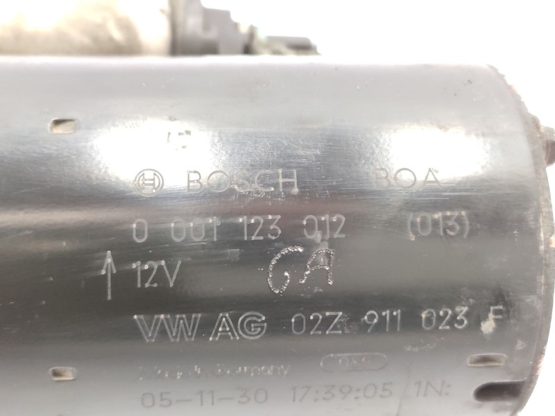 Motor Arranque 02z911023f 0001123012 - Skoda Octavia Ii (1z3) 1.9 Tdi 5