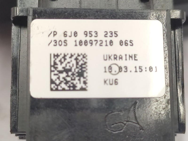 Warning 6j0953235  - Seat Ibiza Iv (6j5, 6p1) 1.2 Tsi 4