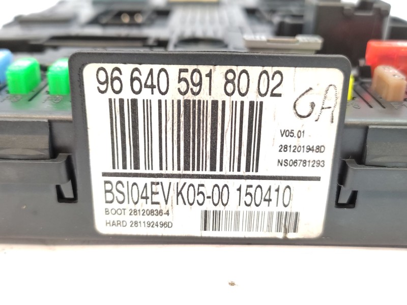 Caja Reles / Fusibles 9664059180  - Peugeot 308 I (4a_, 4c_) 1.4 16v 4