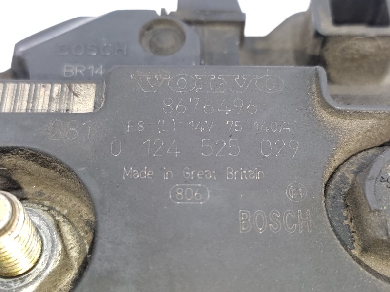 Alternador 8676496 0124525029 36050262 - Volvo S80 Berlina 2.4 Diesel Cat 7