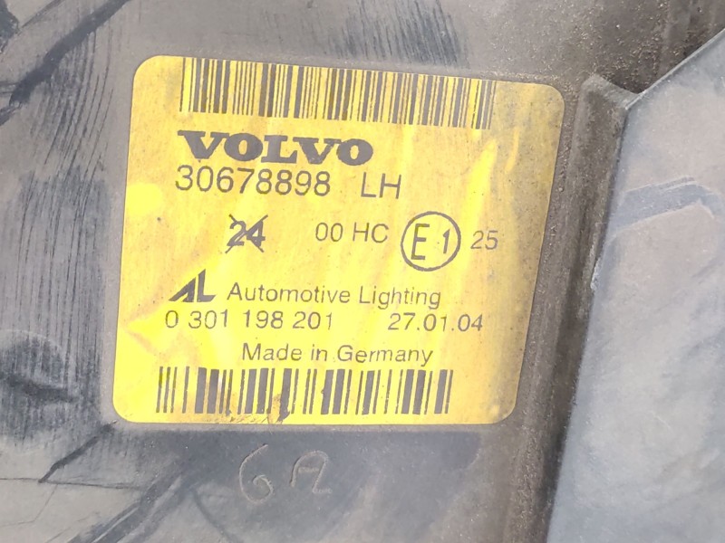 Faro Izquierdo 30678898 31335233 0301198201 - Volvo S40 Ii (544) 2.4 4