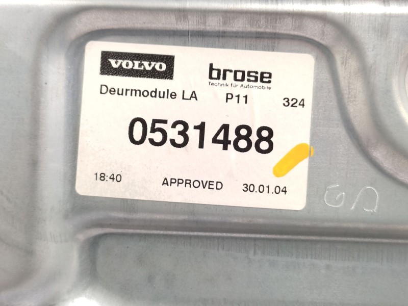 Elevalunas Trasero Izquierdo 30710139 31253515  - Volvo S40 Ii (544) 2.4 6
