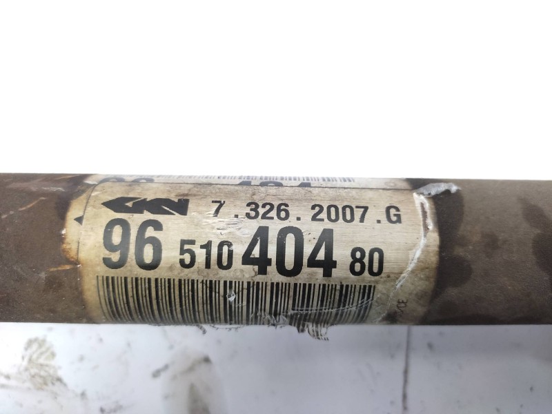 Transmision Delantera Derecha 9651040480 3273kj  - Peugeot 207 Confort 4