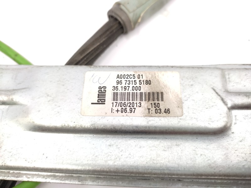 Elevalunas Delantero Derecho 9673155180  - Peugeot 208 Style 2