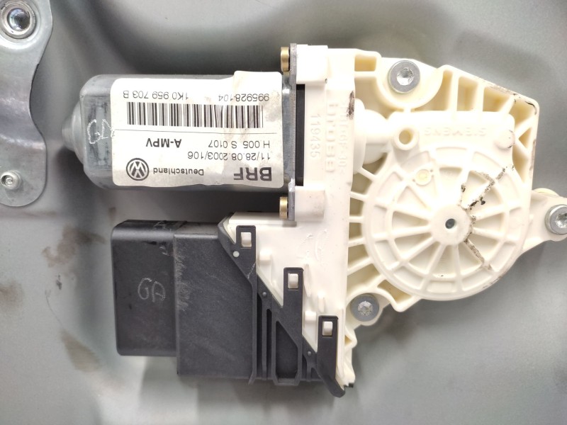 Elevalunas Trasero Izquierdo 1t0839729g 1t0839461p  - Volkswagen Touran (1t1, 1t2) 1.9 Tdi 2