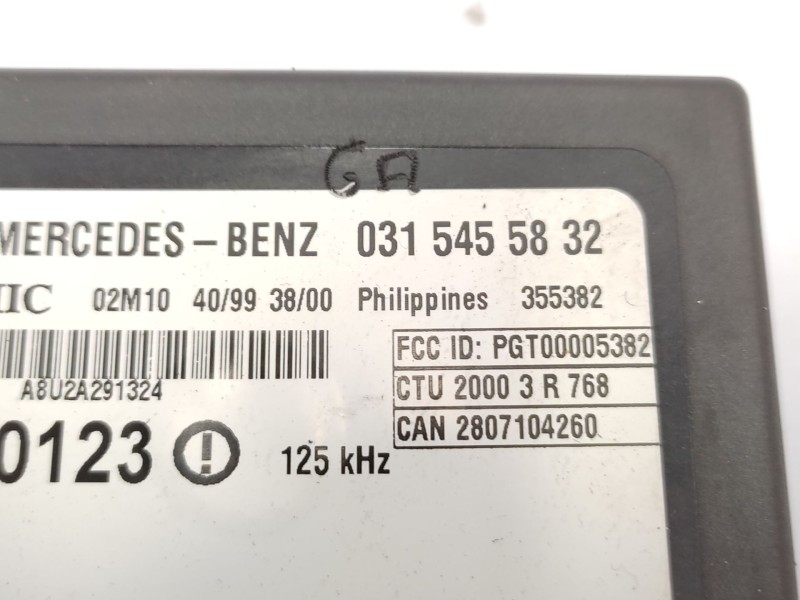 Modulo Electronico A0315455832  - Mercedes-benz Sprinter 3-t Furgoneta (b903) 311 Cdi (903.661, 903.662, 903.663) 3