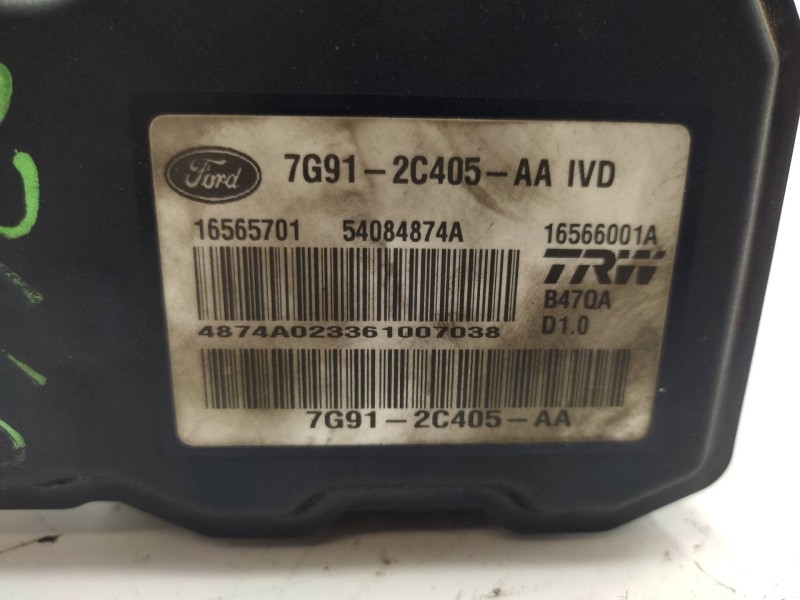 Abs 7g912c405aa 1762179  - Ford Mondeo Ber. (ca2) 2.0 Tdci Cat 5