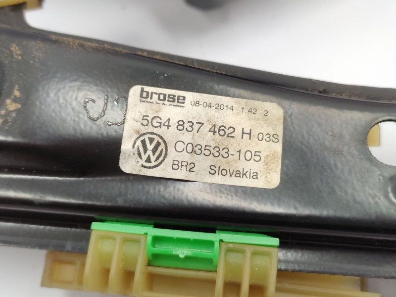 Elevalunas Delantero Derecho 5g4837462h  - Volkswagen Golf Vii Sportsvan 2.0 Tdi 5