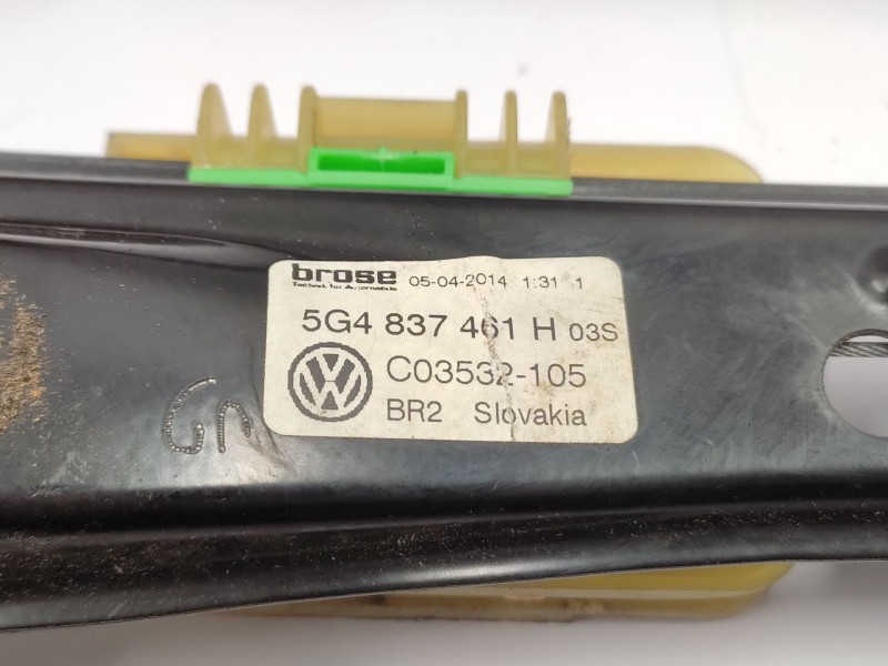 Elevalunas Delantero Izquierdo 5g4837461h  - Volkswagen Golf Vii Sportsvan 2.0 Tdi 3