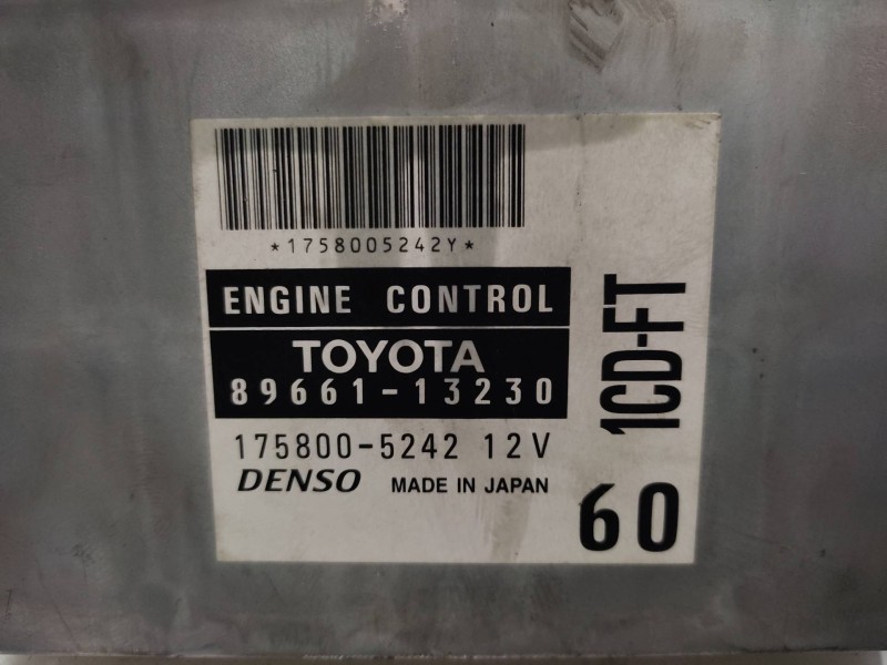 Centralita Motor Uce 8966113230 1758005242  - Toyota Corolla (e12) 2.0 D-4d Linea Terra Berlina 6