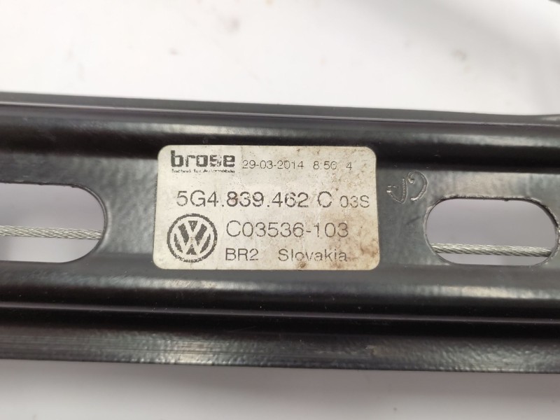 Elevalunas Trasero Derecho 5g4839462c  - Volkswagen Golf Vii Sportsvan 2.0 Tdi 4