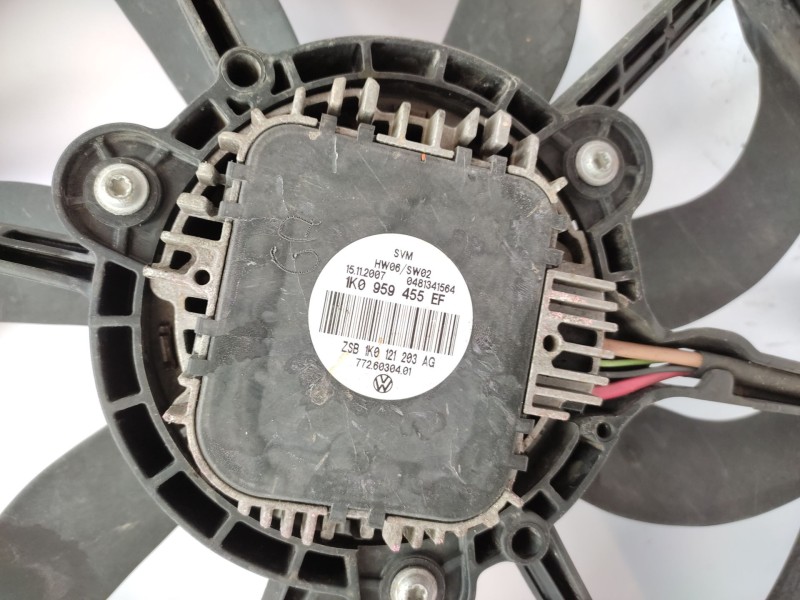Recambio de electroventilador para seat altea (5p1) 1.9 tdi referencia OEM IAM 1K0959455EF 1K0121207BB 