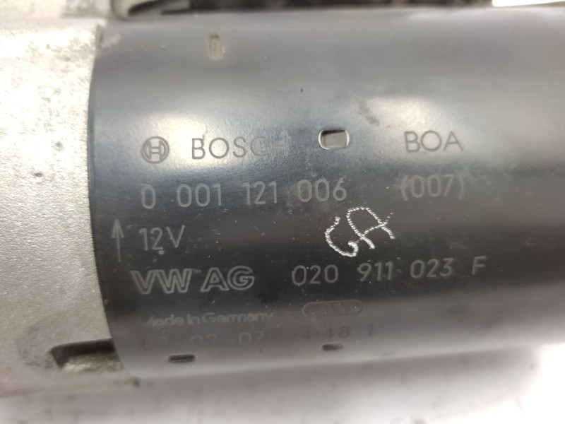 Motor Arranque 020911023f 0001121006 - Volkswagen Golf Iv (1j1) 1.6 16v 6