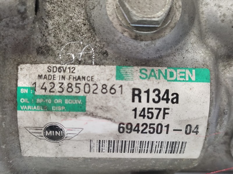 Compresor Aire Acondicionado 6942501 Sd6v121457f 6