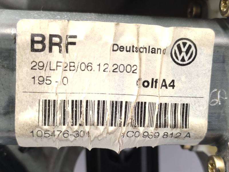 Elevalunas Trasero Derecho 1j4839756e 1j4839462f  - Volkswagen Golf Iv Berlina (1j1) Gti 4