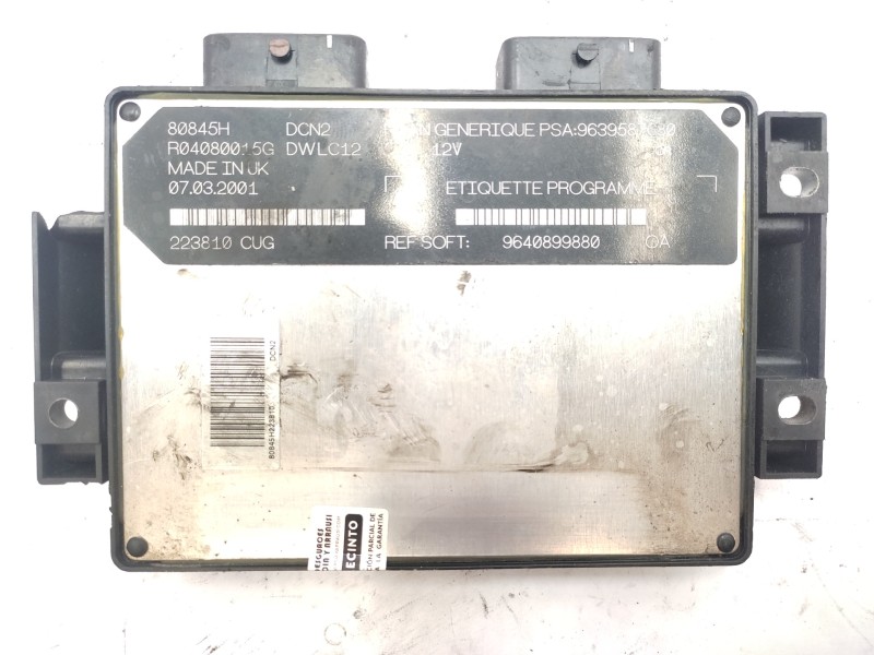 Centralita Motor Uce 9639587680 R04080015g - Peugeot 206 Berlina Xr 4