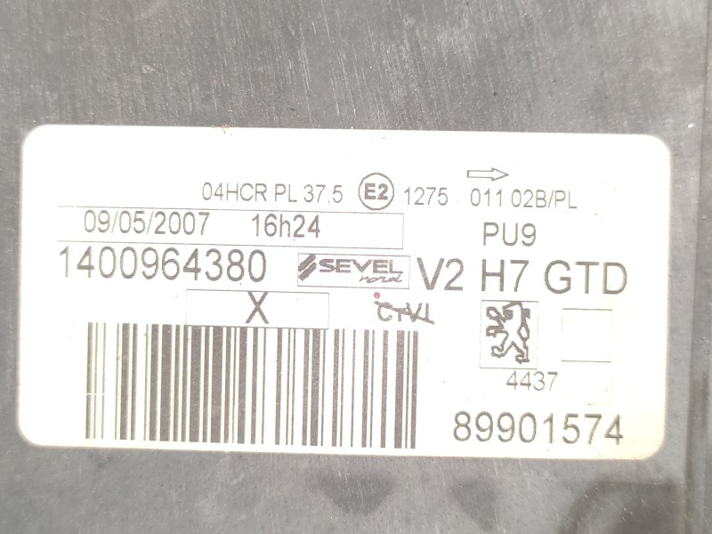 Faro Izquierdo 1400964380 89901574 6208f1 - Peugeot 807 St Pack 5
