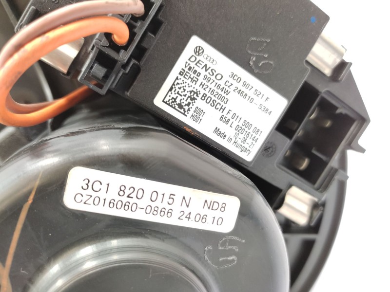 Motor Calefaccion 3c1820015n 1k1820015j  - Volkswagen Golf Vi (5k1) 1.6 Tdi 6