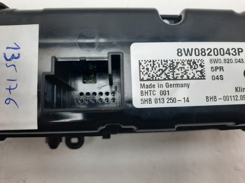 Mando Climatizador 8w0820043p  - Audi A4 Berlina (8w2) 1.4 16v Tfsi 4