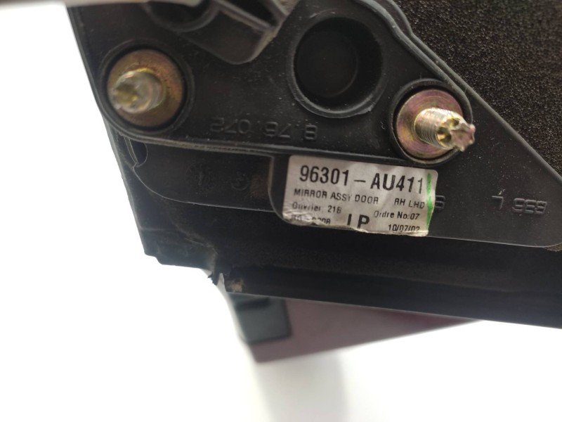 Retrovisor Derecho 96301au411  - Nissan Primera Berlina (p12) Visia 2