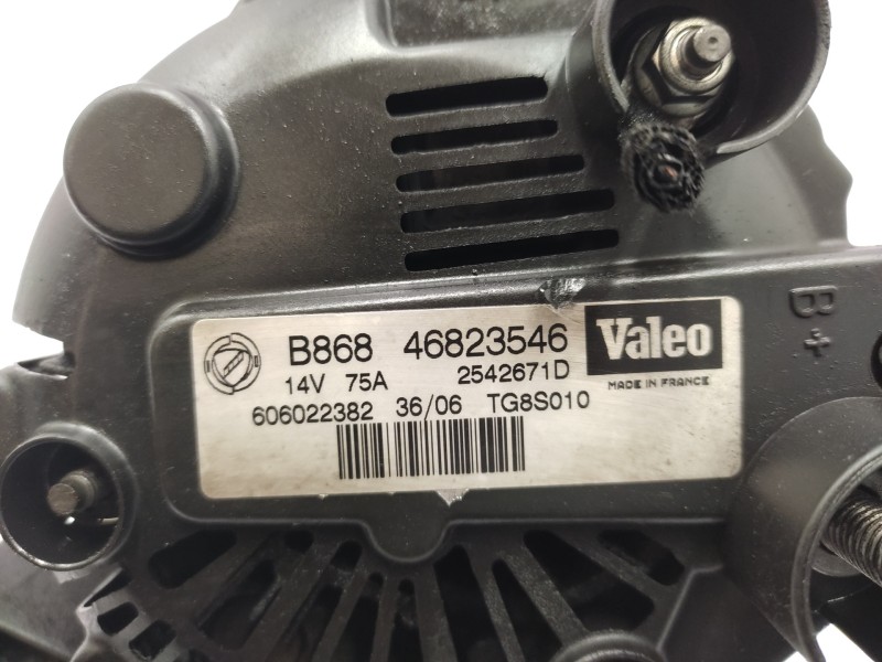 Alternador 46823546 Tg8s010  - Fiat Doblo (119) 1.3 16v Jtd Cat 3