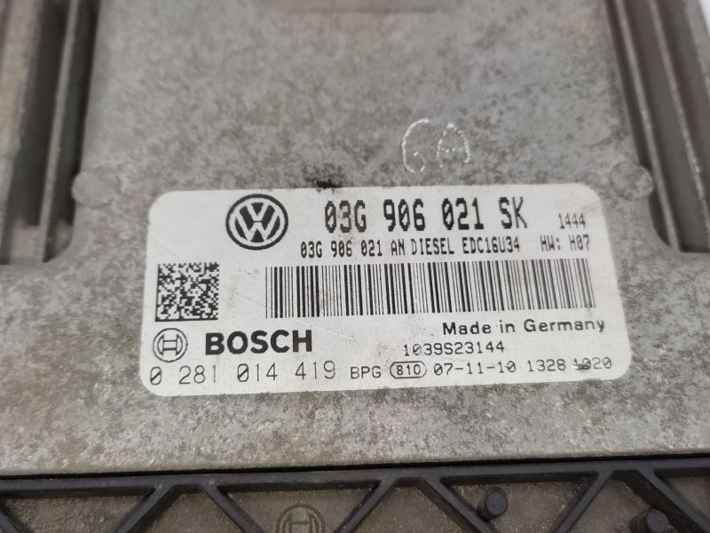 Centralita Motor Uce 03g906021sk 0281014419 - Seat Altea (5p1) 1.9 Tdi 4