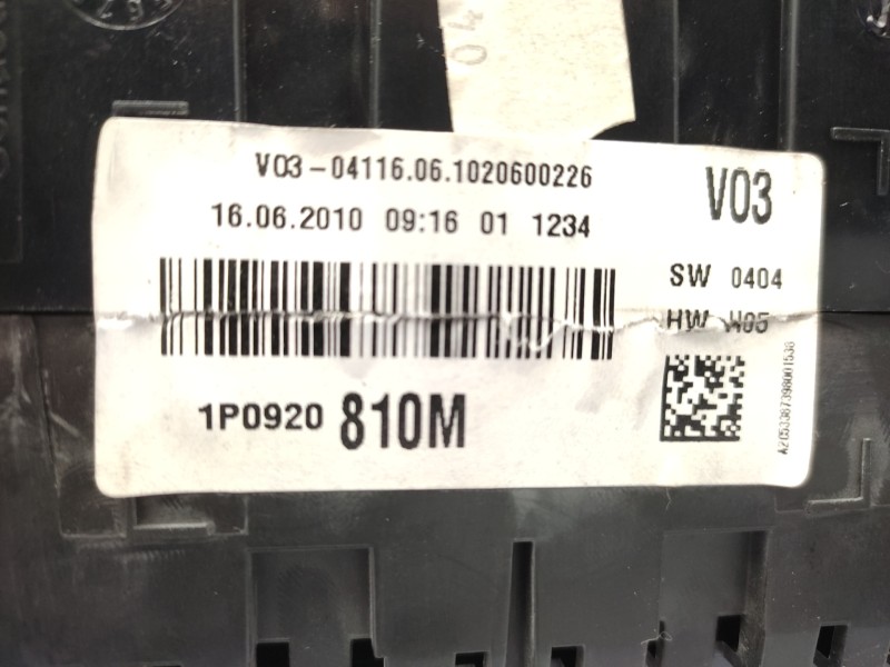 Cuadro Instrumentos 1p0920810m 1p0920810mx  - Seat Altea Xl (5p5) 2.0 Tdi 5