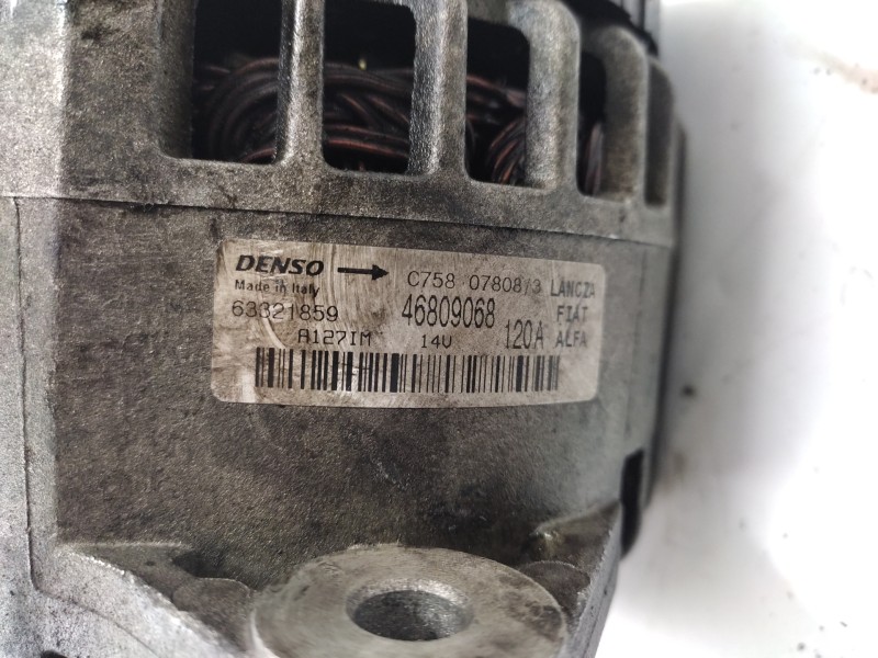 Alternador 46809068 63321859  - Alfa Romeo 156 (116) 2.4 Jtd Distinctive 3