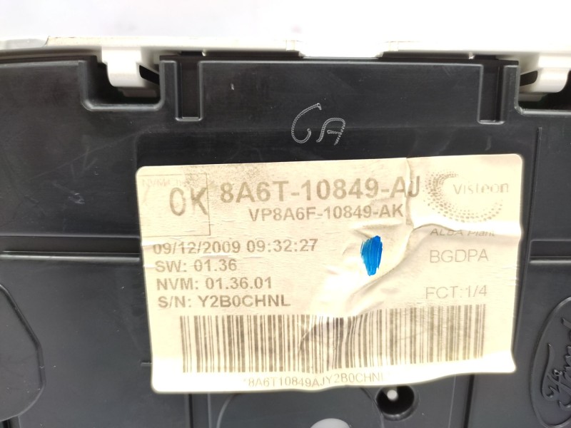 Recambio de cuadro instrumentos para ford fiesta vi (cb1, ccn) 1.25 referencia OEM IAM 8A6T10849AJ 1786848 