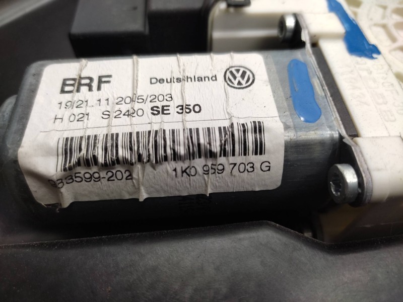 Elevalunas Trasero Izquierdo 1k0959703g  - Seat Leon (1p1) 1.9 Tdi 5