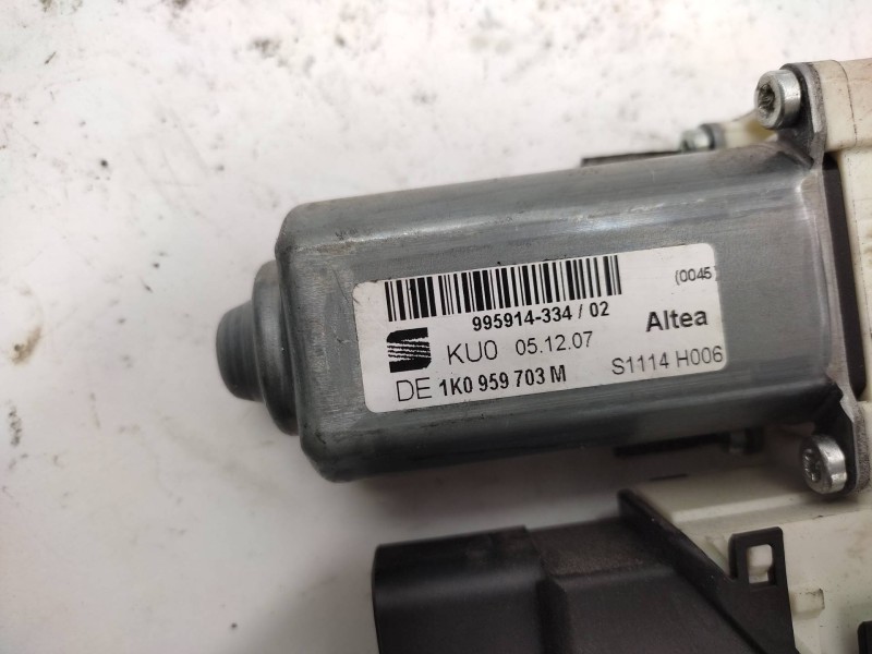 Elevalunas Trasero Izquierdo 1k0959703m 995914334  - Seat Altea (5p1) 1.2 Tsi 6