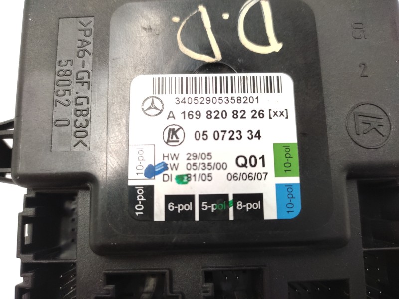 Modulo Electronico A1698208226 05072334  - Mercedes-benz Clase B (w245) 2.0 Cat 2
