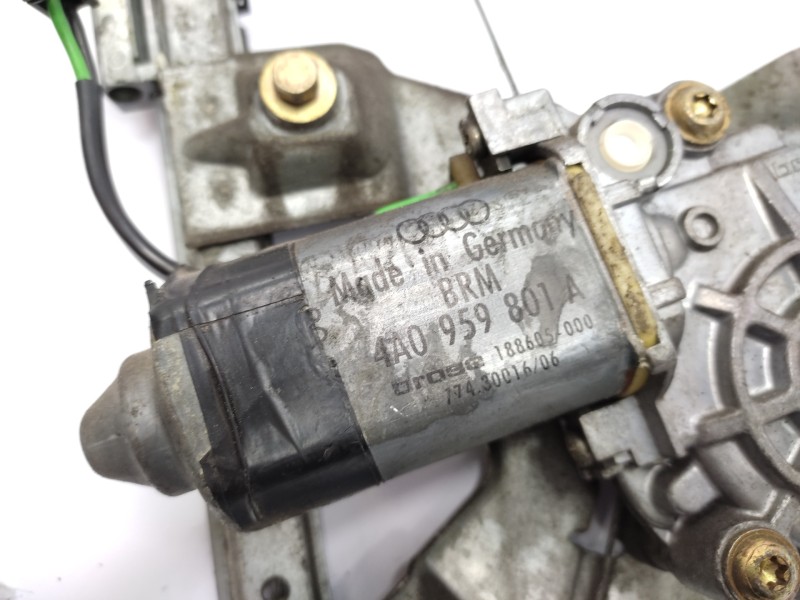 Elevalunas Trasero Izquierdo 4a0959801 188605000  - Audi 100 Berlina (c4) 2.0 5