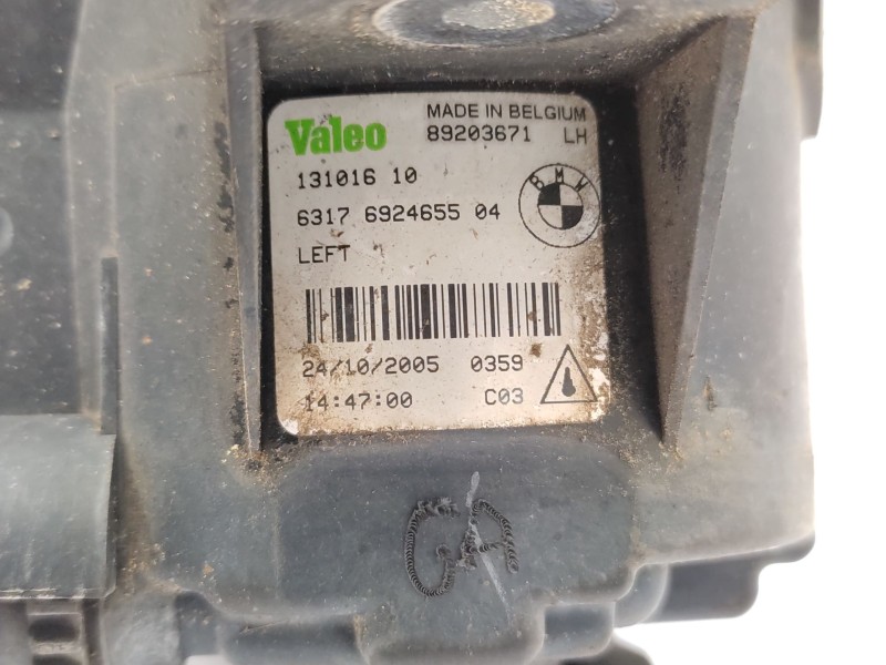 Faro Antiniebla Izquierdo 63176924655 89203671 - Bmw 1 (e87) 118 D 3