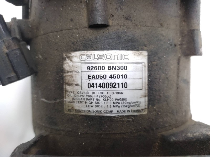 Compresor Aire Acondicionado 92600bn300  - Nissan Almera Tino (v10m) Topic 6
