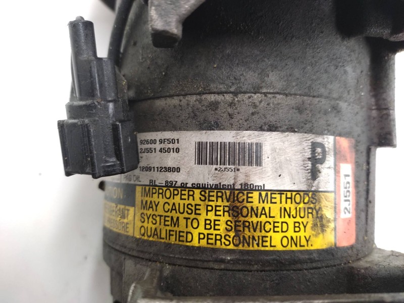 Compresor Aire Acondicionado 926009f501  - Nissan Almera (n15) Slx 7