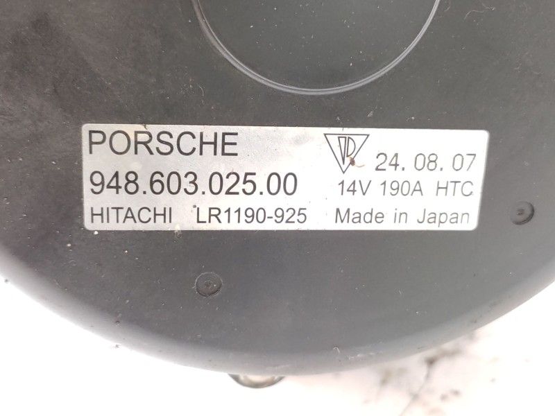Alternador 94860302500 Lr1190925 - Porsche Cayenne (typ 9pa1) S 7