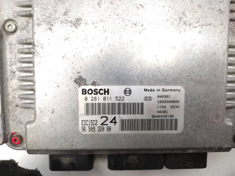 Centralita Motor Uce 9650932080 0281011522 - Peugeot 807 St 2