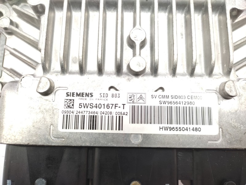 Centralita Motor Uce 9656412980 5ws40167f - Peugeot 407 St Sport 3