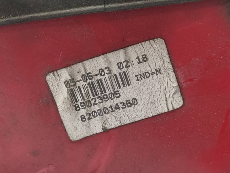 Piloto Trasero Derecho 8200014360  - Renault Vel Satis (bj0) Privilege 4