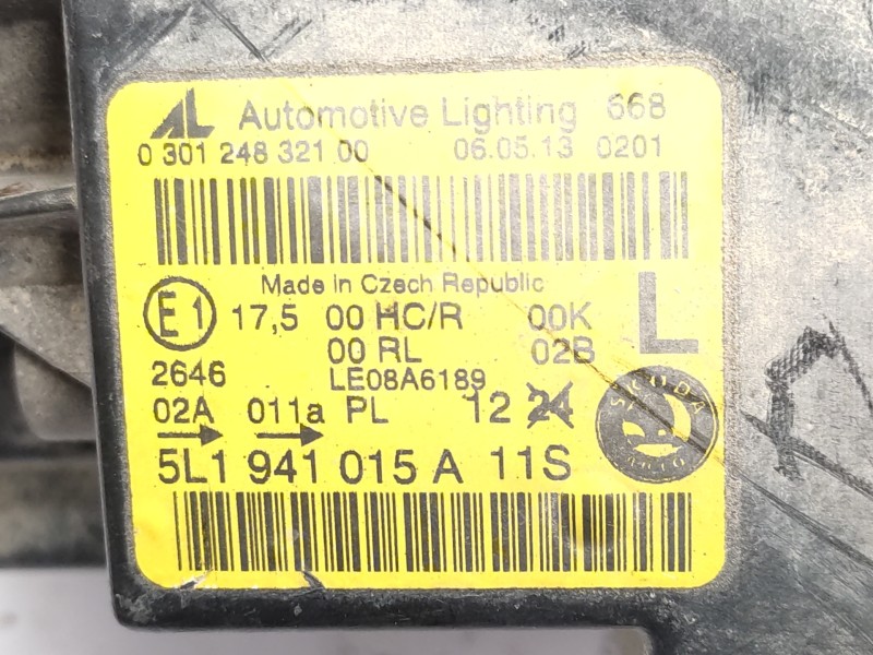 Faro Izquierdo 5l1941015a 0301248321 5l1941017a - Skoda Yeti 2.0 Tdi 4