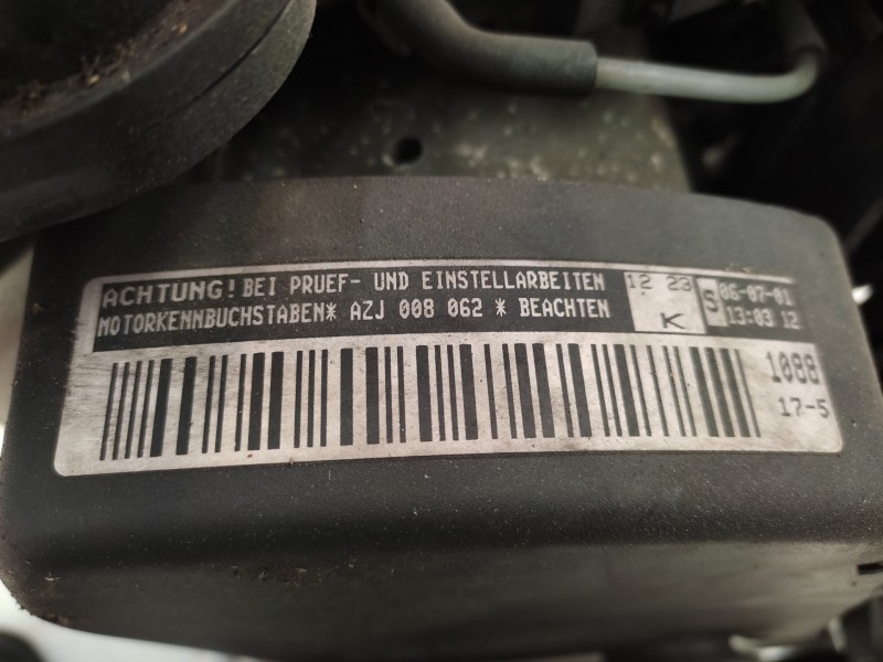 Motor Completo Azj  - Volkswagen Bora Berlina (1j2) 2.0 4