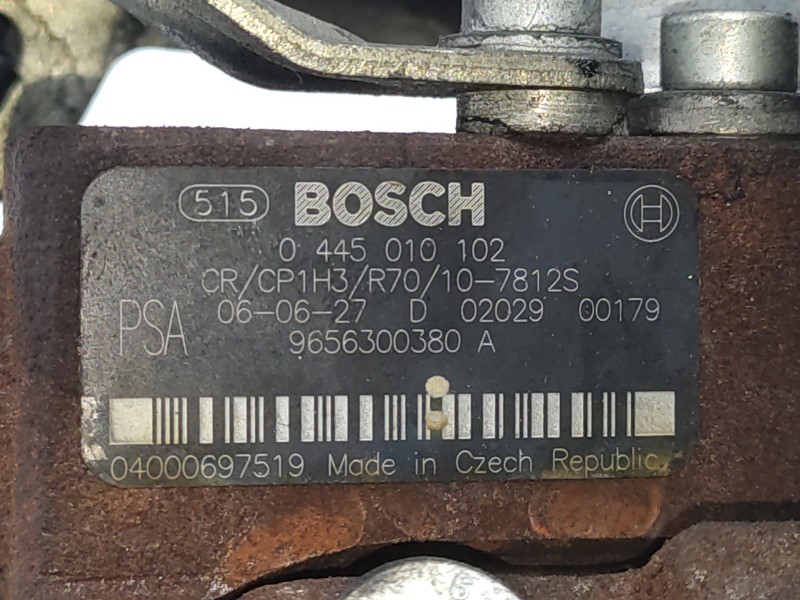 Bomba Inyeccion 9656300380 0445010102 1920ht - Citroën C3 Hdi 92 Collection 6