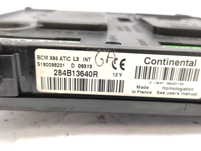 Modulo Electronico 284b13640r  - Renault Grand Scénic Iii (jz0/1_) 1.9 Dci 5
