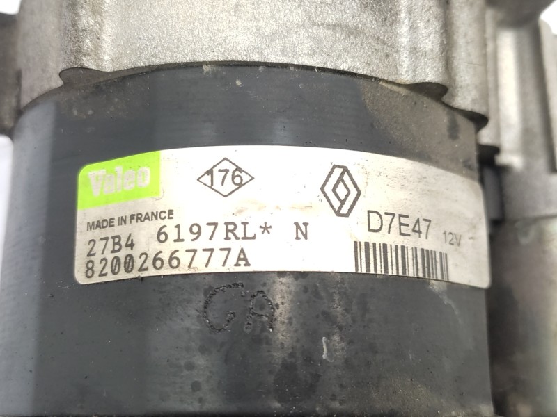 Motor Arranque 8200266777 D7e47  - Renault Scenic Ii 1.6 16v 6
