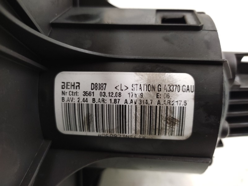 Ventilador Calefaccion D8087 Ga3370gau Behr - Opel Zafira B 1.9 Cdti 5