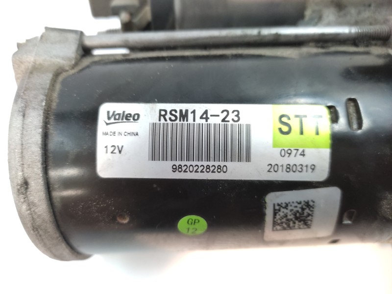 Motor Arranque 9820228280 Rsm1423  - Peugeot 308 Gti 5